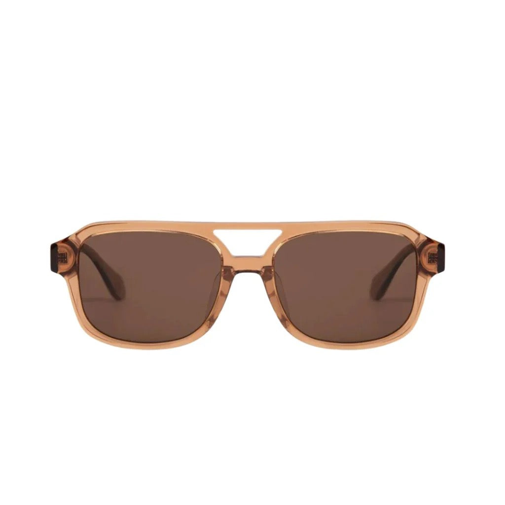 Hanalei Sunglasses Spiced Tea with Polarized Tan Lenses