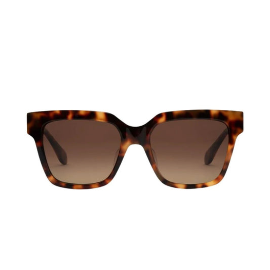 Hana Sunglasses Sienna Tortoise with Polarized Tan Gradient Lenses