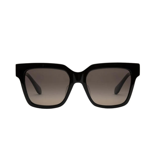 Hana Sunglasses Black Lava with Polarized Gray Gradient Lenses