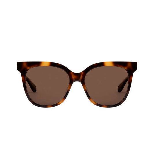 Mahina Sunglasses Tiger Eye Tortoise with Polarized Tan Lenses