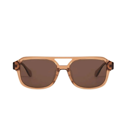 Hanalei Sunglasses Spiced Tea with Polarized Tan Lenses