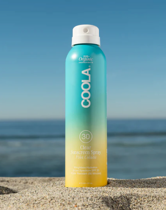 Clear Sunscreen Spray SPF 30 • Organic • Spray