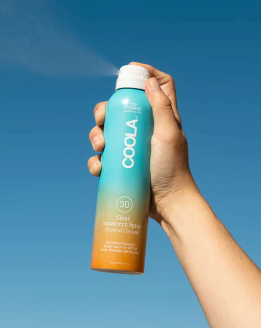 Clear Sunscreen Spray SPF 30 • Organic • Spray