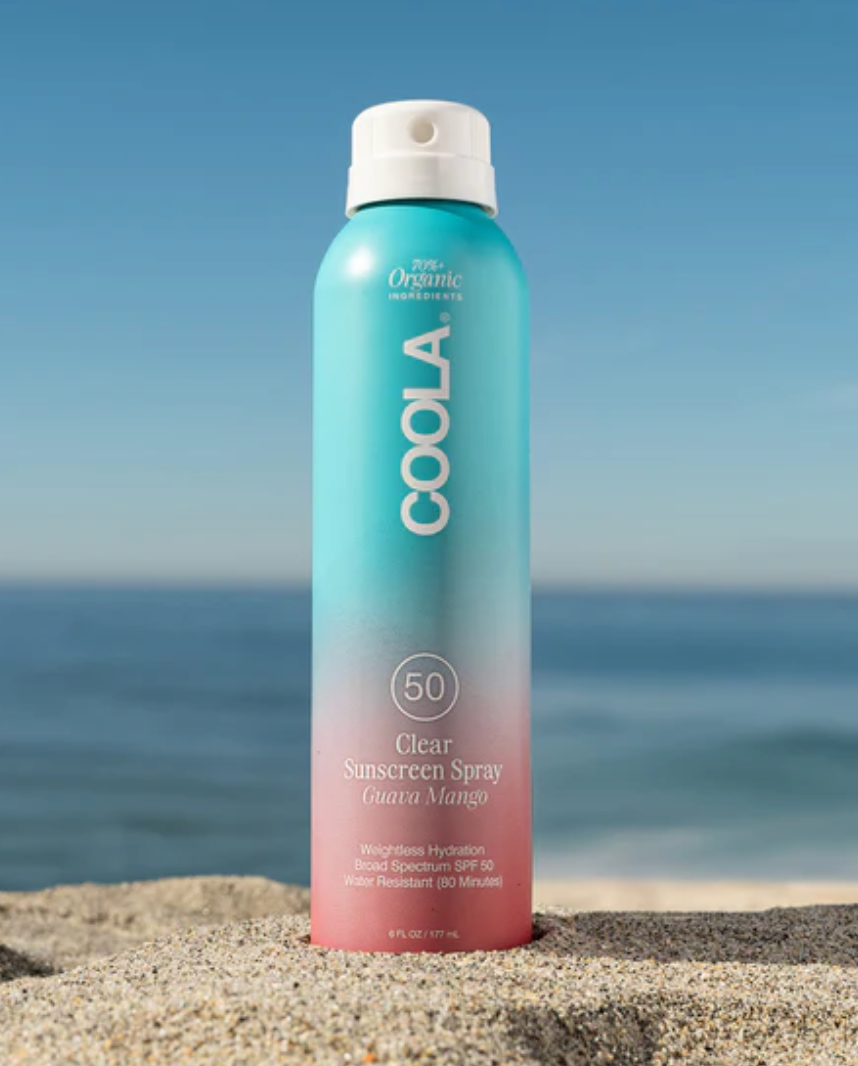 Clear Sunscreen Spray SPF 50 • Organic • Spray