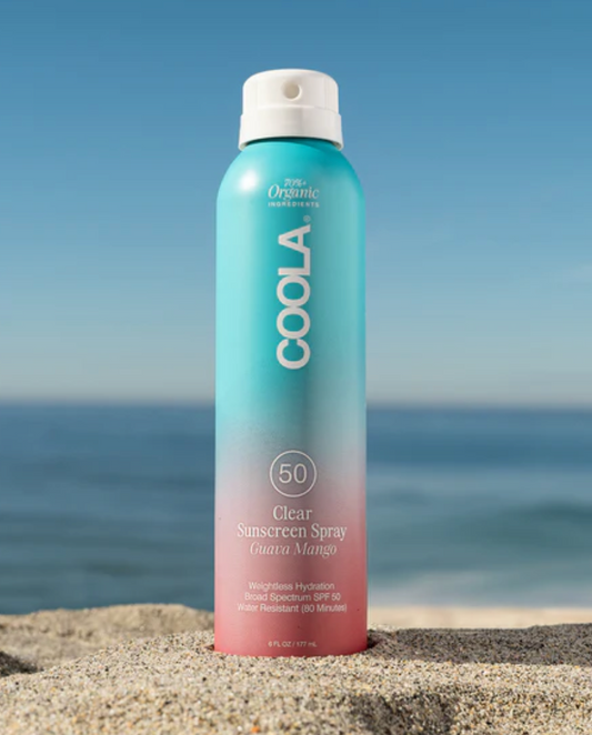 Clear Sunscreen Spray SPF 50 • Organic • Spray