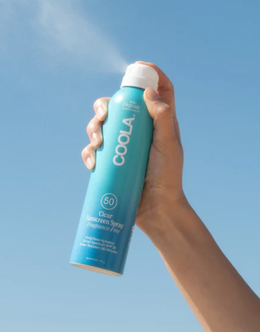 Clear Sunscreen Spray SPF 50 • Organic • Spray