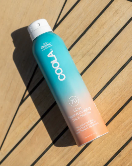 Clear Sunscreen Spray SPF 70 • Organic • Spray